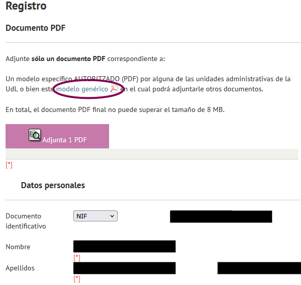 Instancia Genérica SS3 CAST